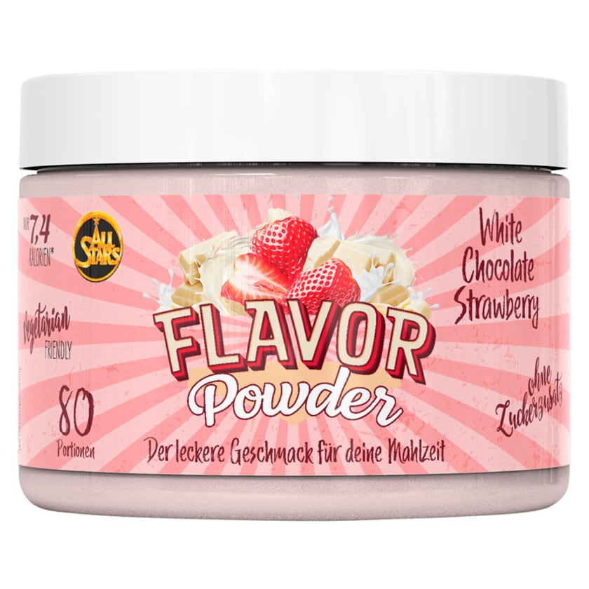 All Stars Flavor Powder White Chocolate Strawberry 240g